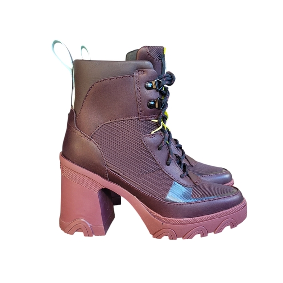 SOREL New Cinder Sea Sprite Waterproof Brex Heel Lace Bootie Size 5 - Picture 5 of 16